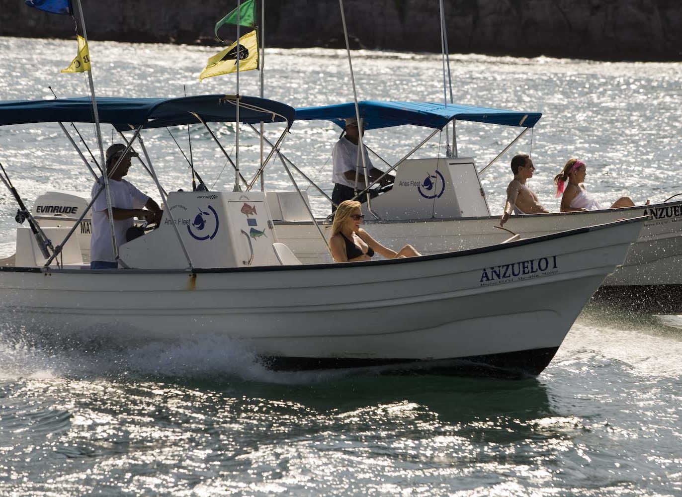 fishing boats in Mazatl&aacute;n